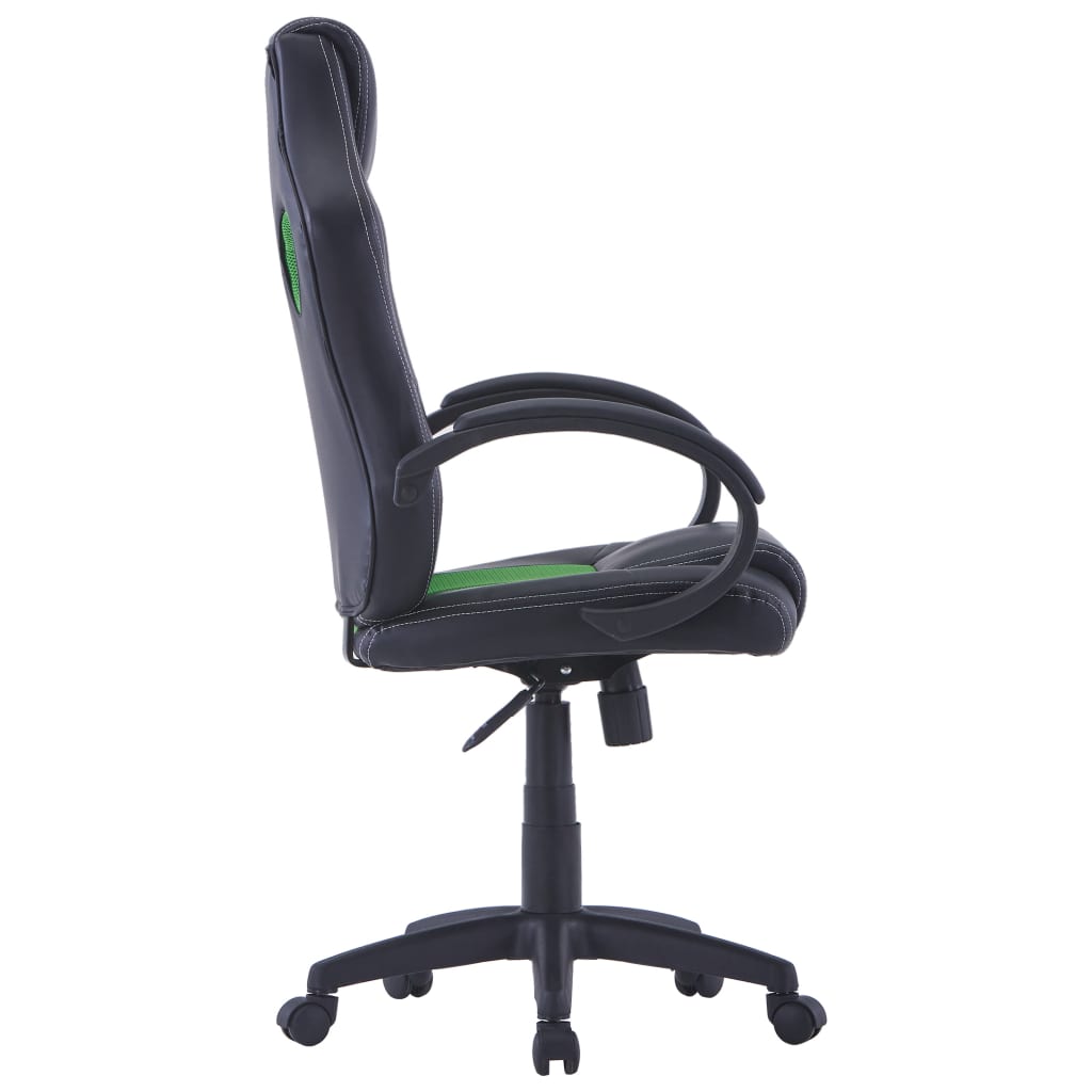 vidaXL Igraća stolica od umjetne kože zelena