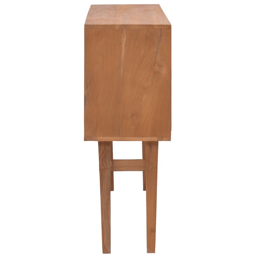 vidaXL Konzolni stol 110 x 30 x 79 cm od masivne tikovine