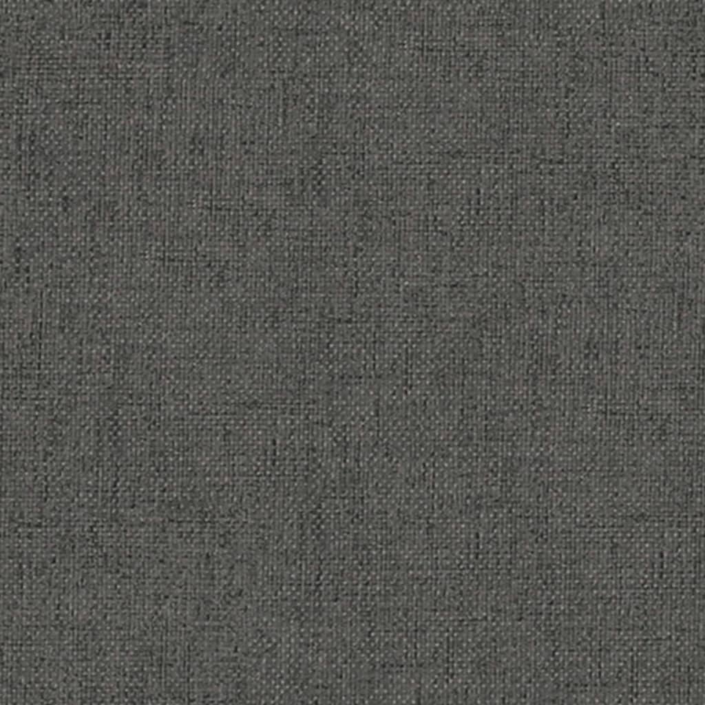 vidaXL Masažni četverosjed od tkanine tamnosivi