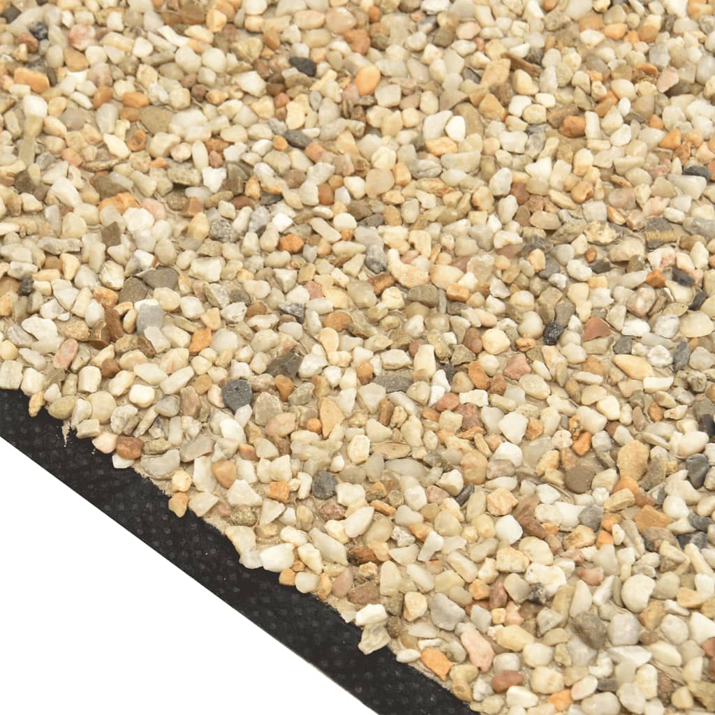 vidaXL Kamena obloga prirodna boja pijeska 100 x 100 cm