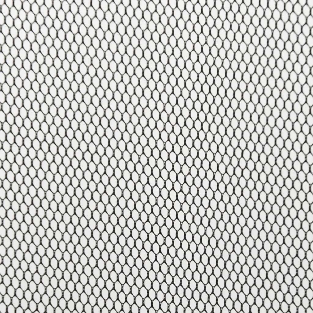 vidaXL Zastor protiv insekata s 5-dijelnom mrežom crni 120 x 240 cm