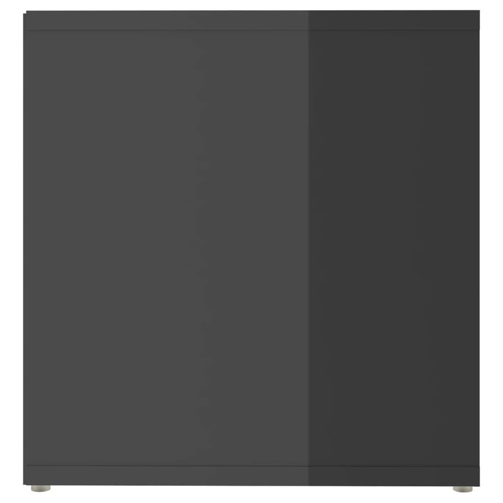vidaXL TV ormarić sjajni sivi 72 x 35 x 36,5 cm od konstruiranog drva