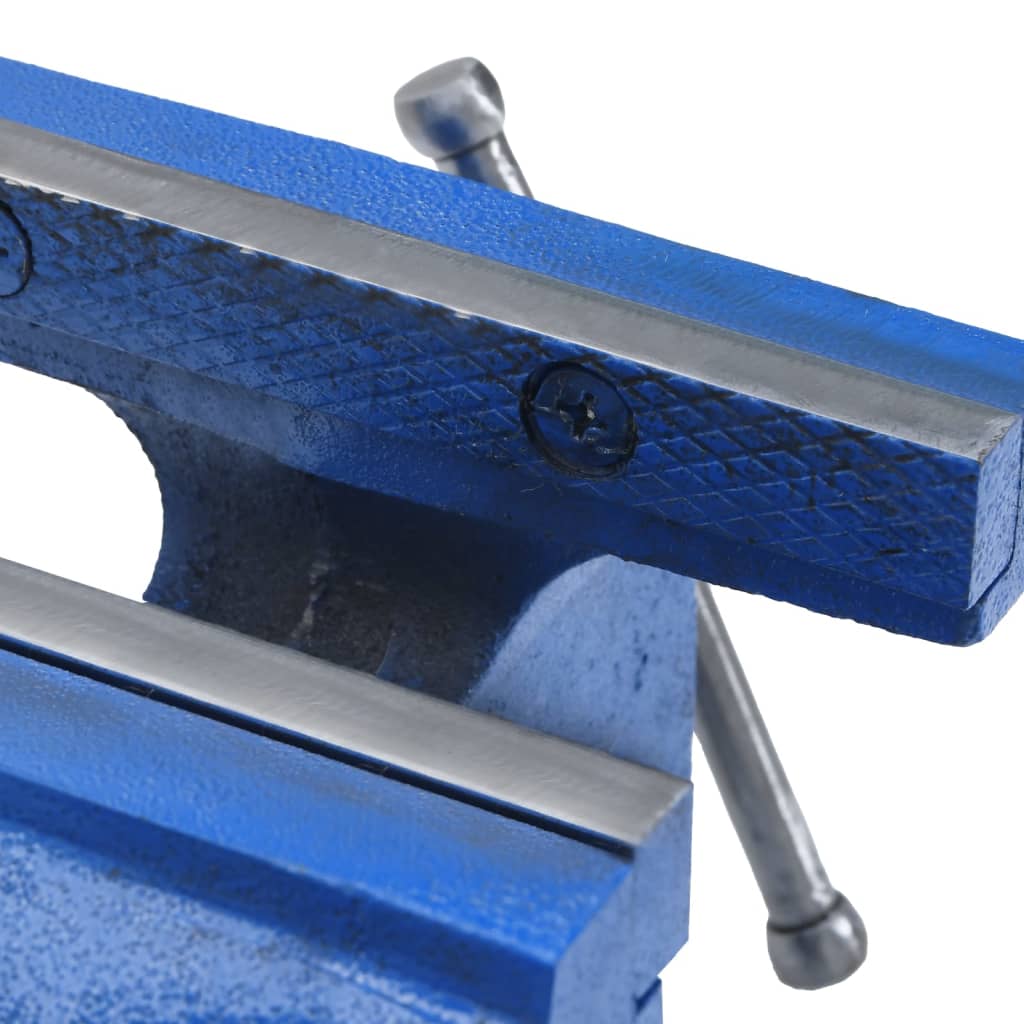 vidaXL Stolna stega plava 150 mm od lijevanog željeza