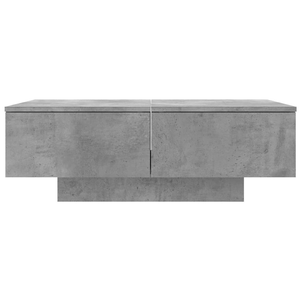 vidaXL Stolić za kavu siva boja betona 90 x 60 x 31 cm od iverice