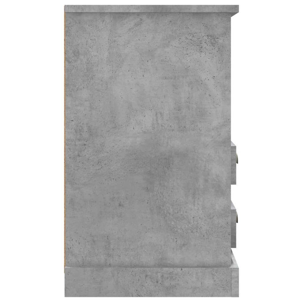 vidaXL Noćni ormarići 2 kom siva boja betona 43x36x60 cm