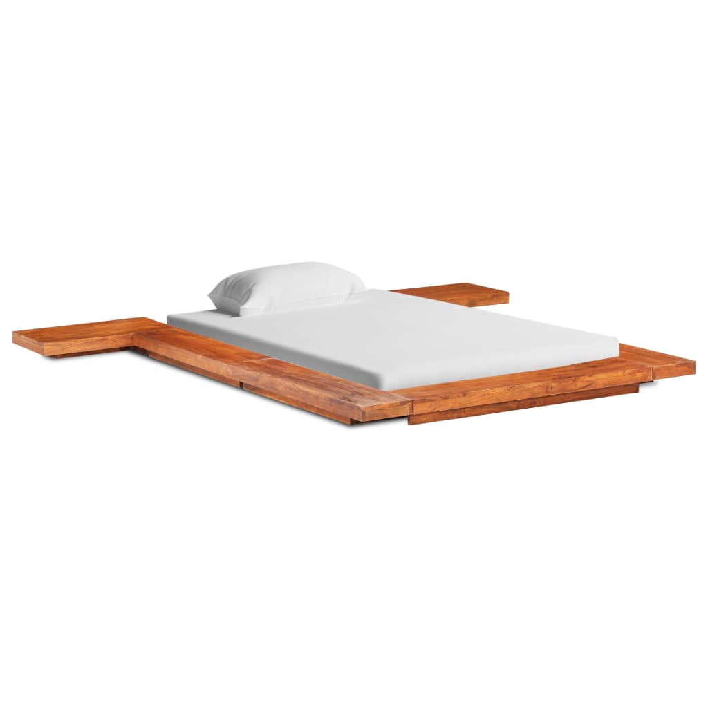 vidaXL Okvir za japanski futon-krevet od bagremovog drva 90 x 200 cm