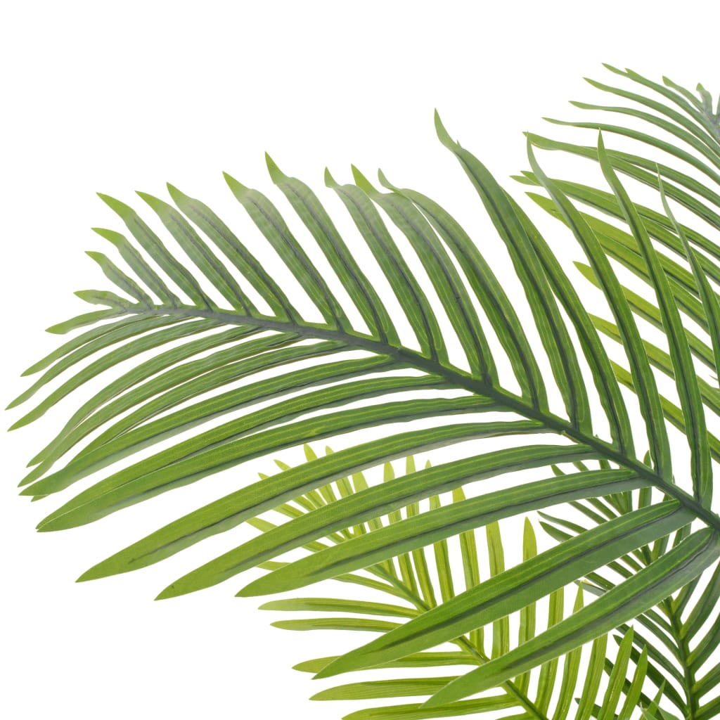 vidaXL Umjetna palma s posudom zelena 120 cm