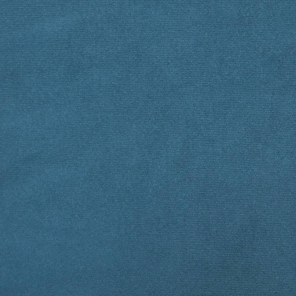 vidaXL Jastuk za uzglavlje plavi 120 cm baršunasti