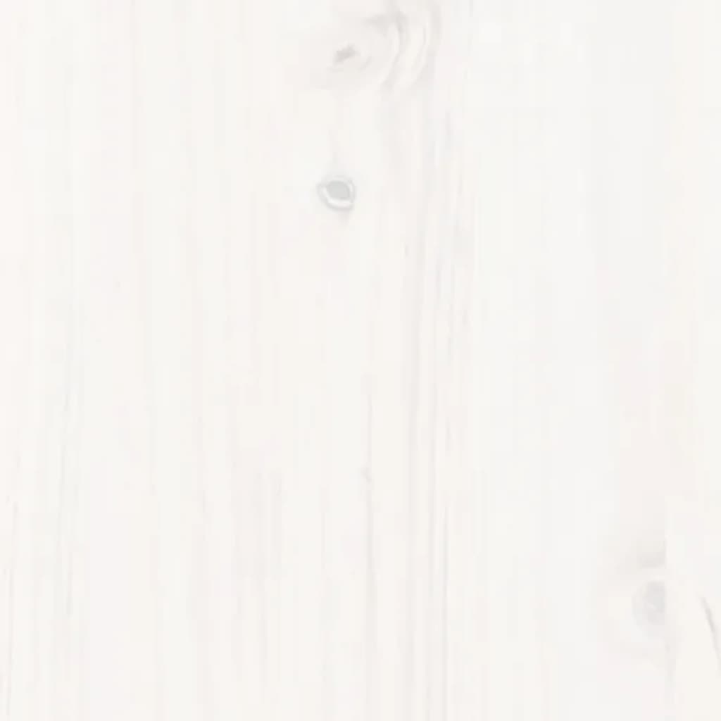 vidaXL Dnevni ležaj bijeli 80 x 200 cm od masivne borovine