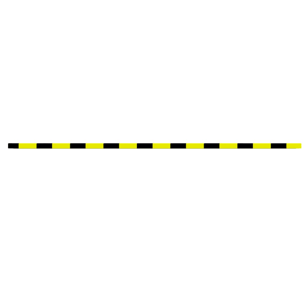 vidaXL Kutni štitnik žuto-crni 6 x 2 x 101,5 cm PU