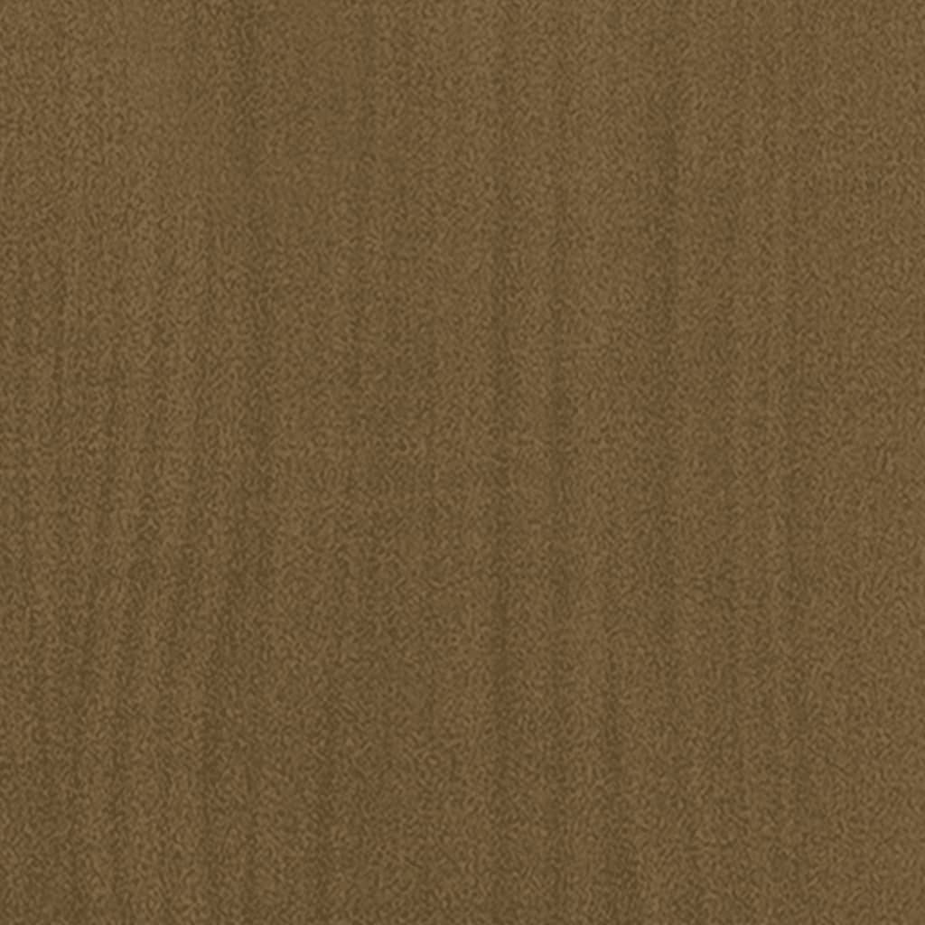 vidaXL Stolić za kavu boja meda 75 x 50 x 33,5 cm od masivne borovine