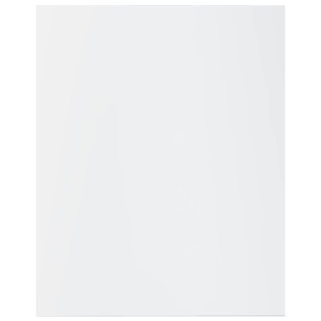 vidaXL Police za knjige 4 kom visoki sjaj bijele 40x50x1,5 cm iverica