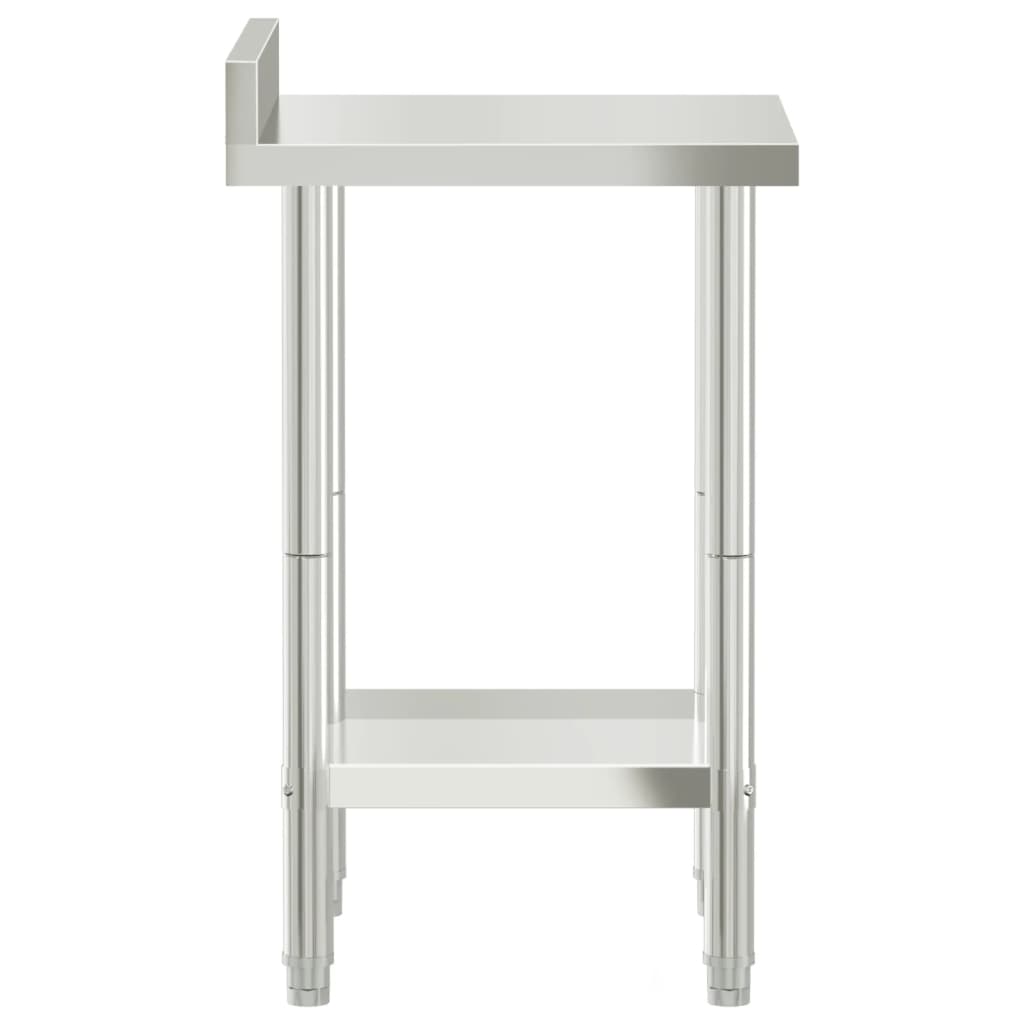 vidaXL Kuhinjski stol sa zaštitom od prskanja 55 x 55 x 93 cm čelični