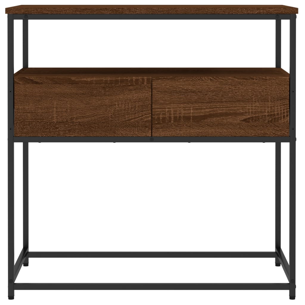 vidaXL Konzolni stol smeđa boja hrasta 75x40x75 cm konstruirano drvo