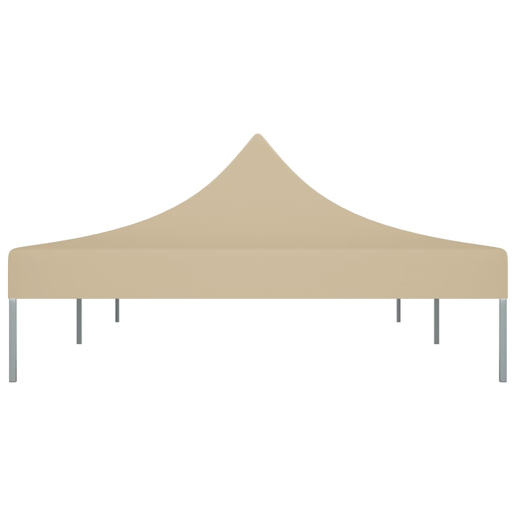 vidaXL Krov za šator za zabave 6 x 3 m bež 270 g/m²