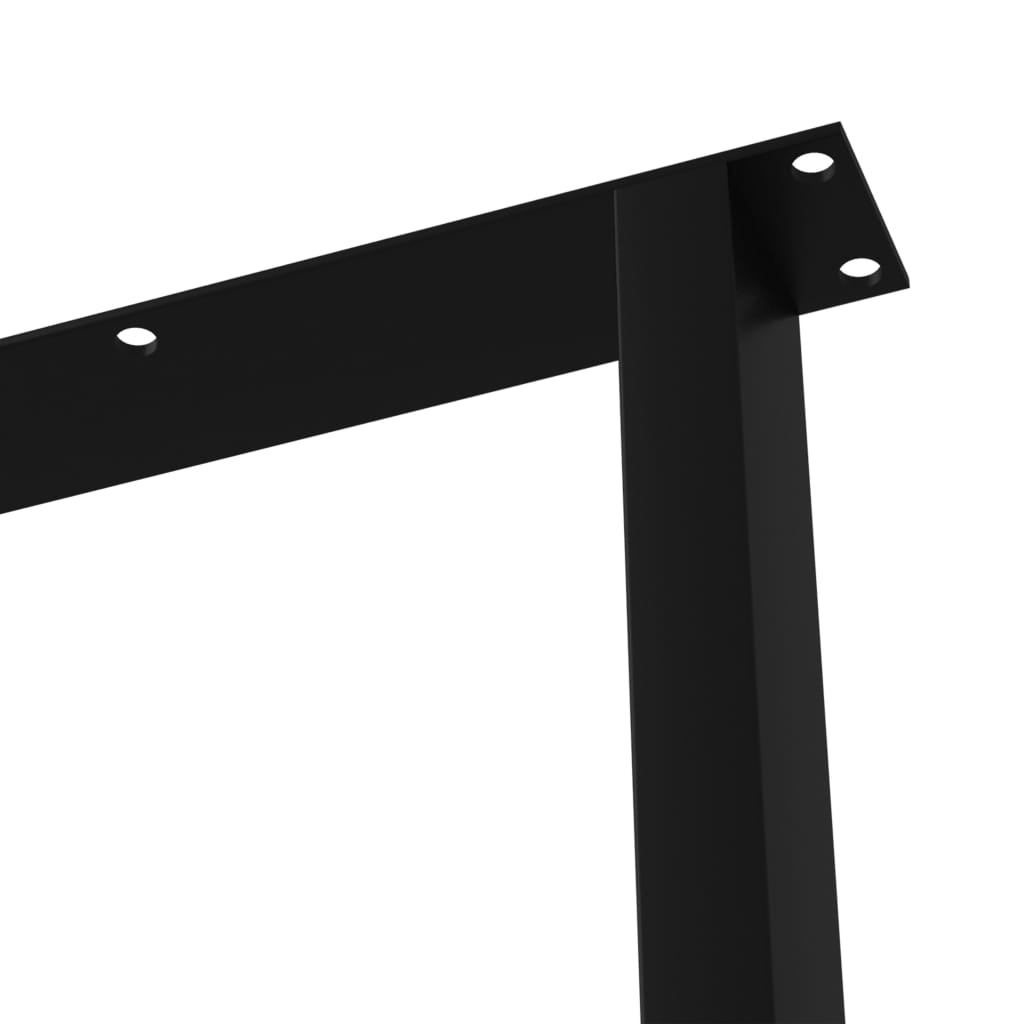 vidaXL Noge za blagovaonski stol 2 kom u obliku slova O 70 x 72 cm