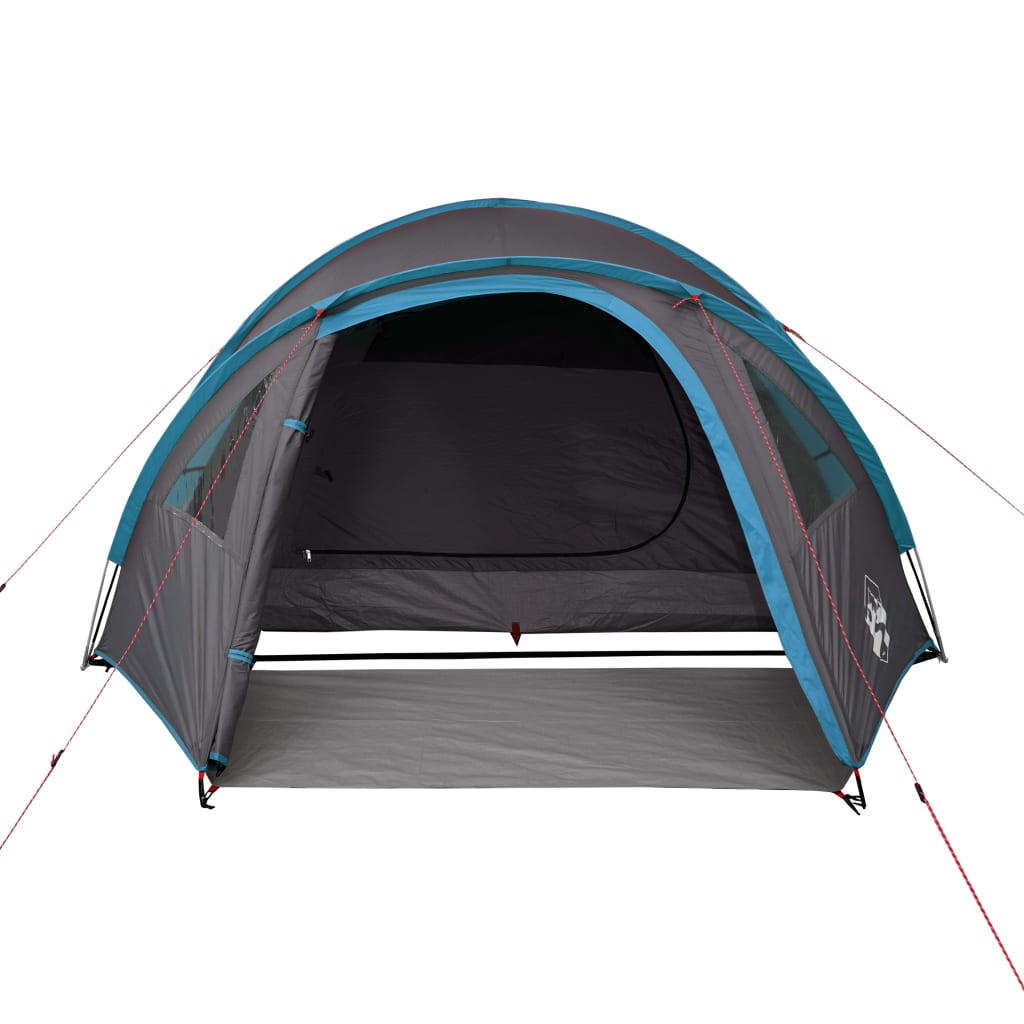 vidaXL Šator za kampiranje za 4 osobe plavi vodootporni