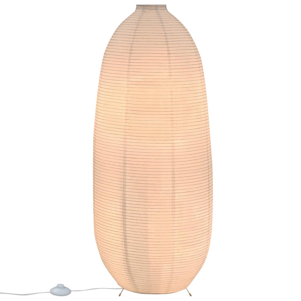 vidaXL Podna svjetiljka bijela E14