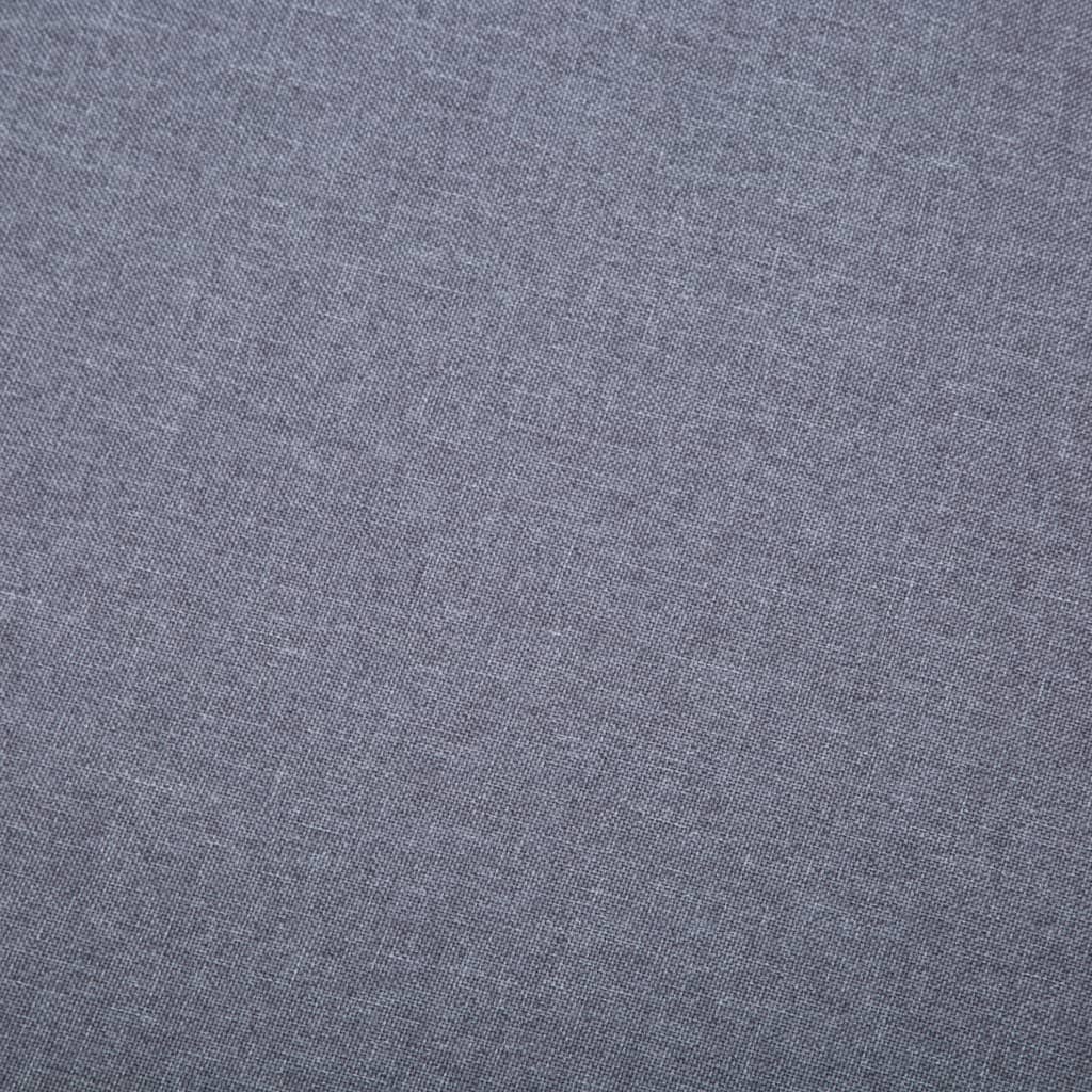 vidaXL Kutna garnitura s presvlakom od tkanine 186x136x79 cm svijetlosiva