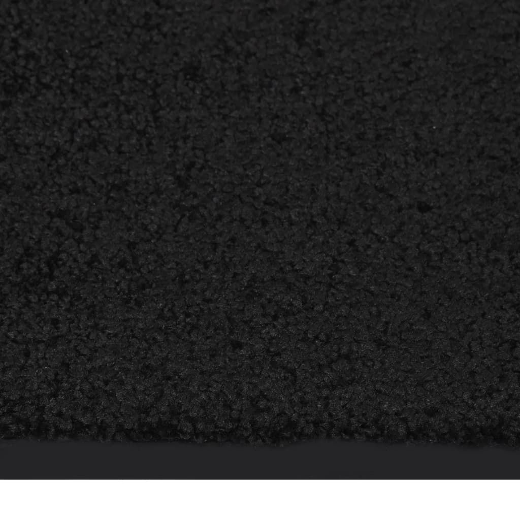vidaXL Otirač crni 60 x 80 cm
