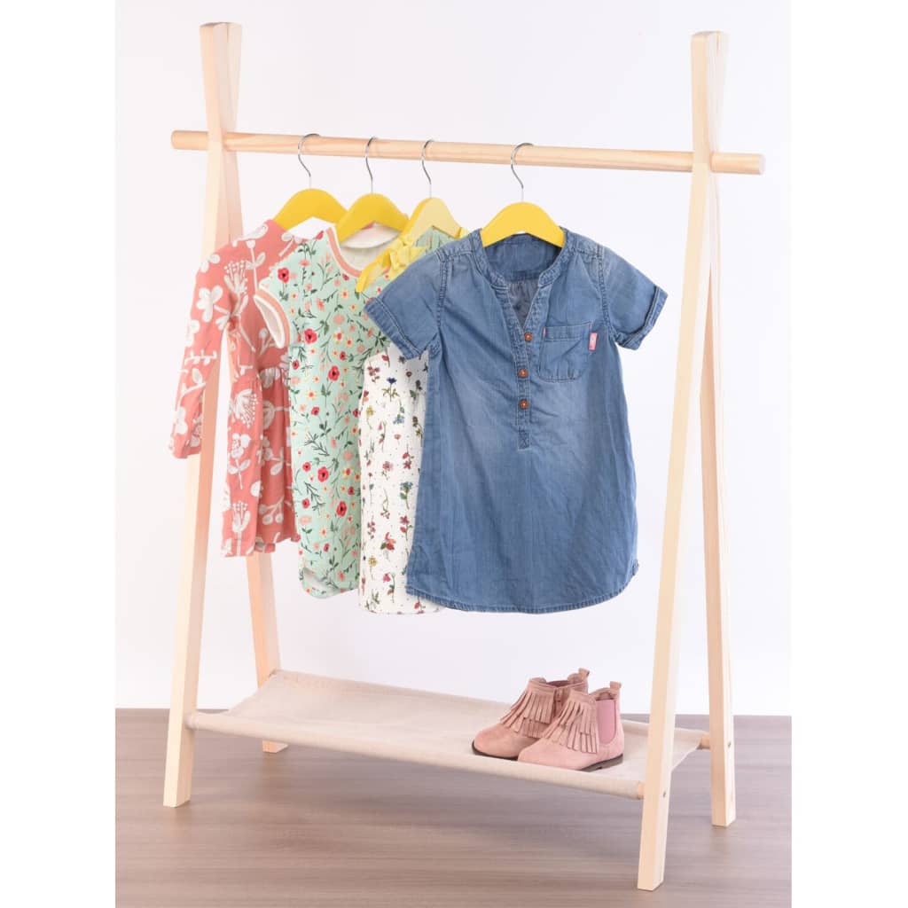 Storage Solutions stalak za dječju odjeću s 1 razinom od borovine
