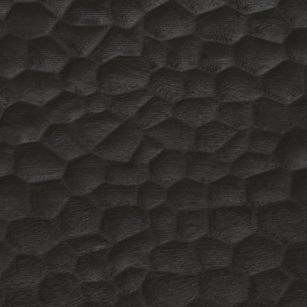 vidaXL Noćni ormarić crni 40 x 33 x 46 cm od masivnog drva manga