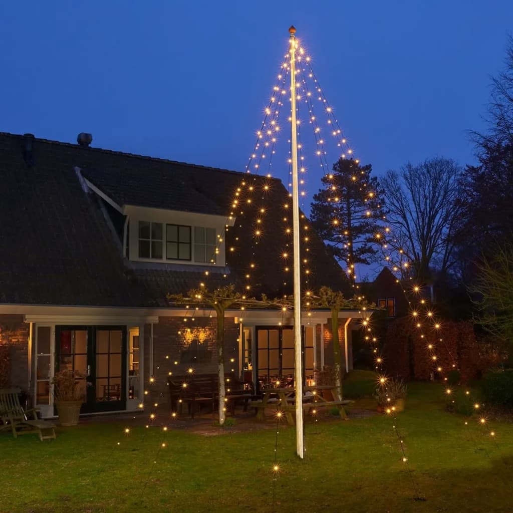 Ambiance božićne svjećice za stijeg sa 192 LED žarulje 208 cm