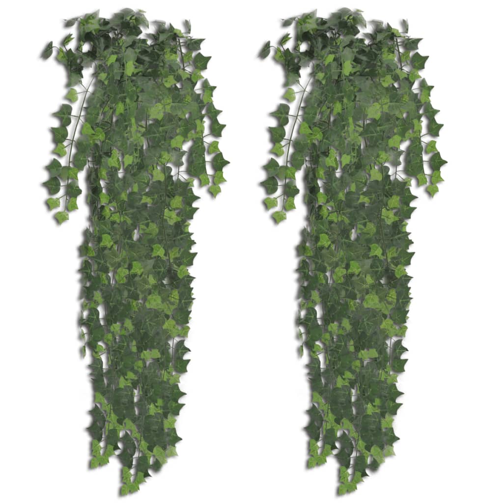 Umjetni grm bršljana, zeleni, 90 cm, 2 kom