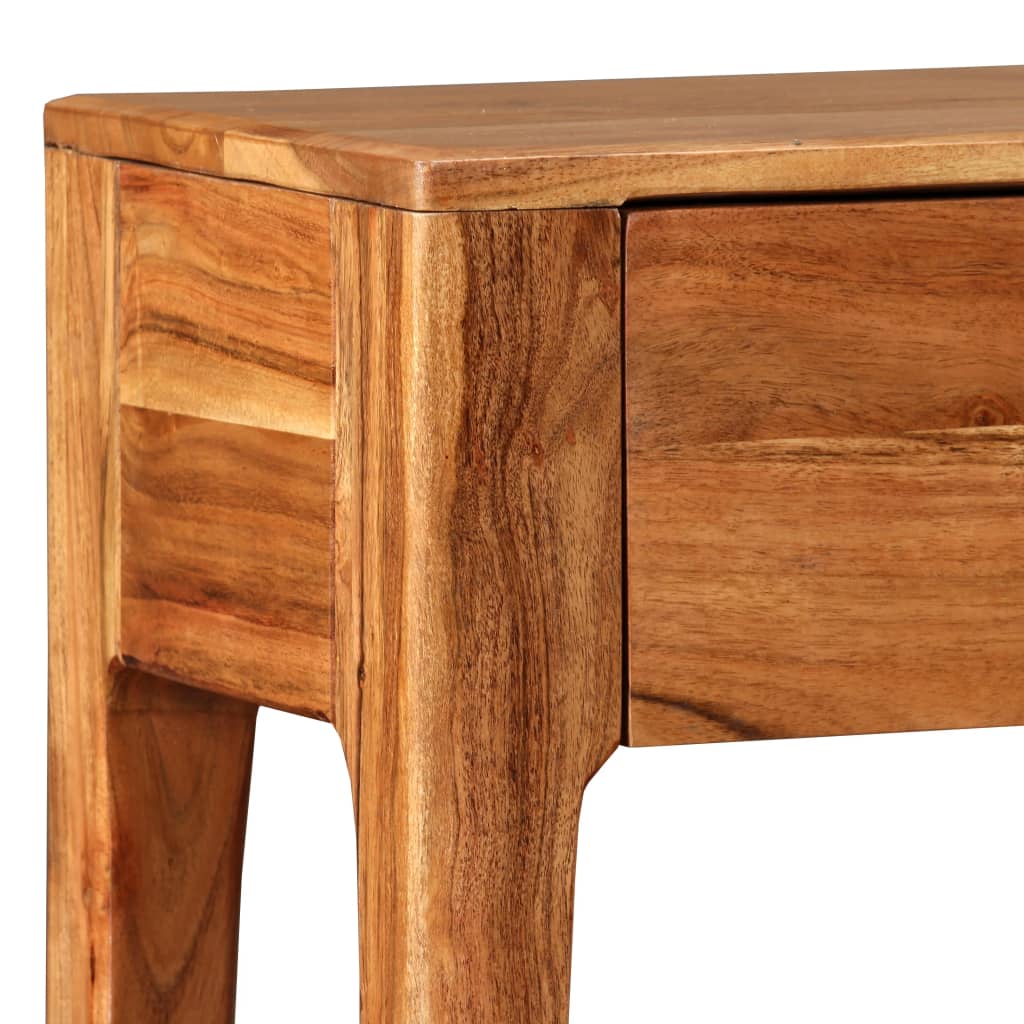 vidaXL Konzolni stol od masivnog drva 118 x 30 x 80 cm