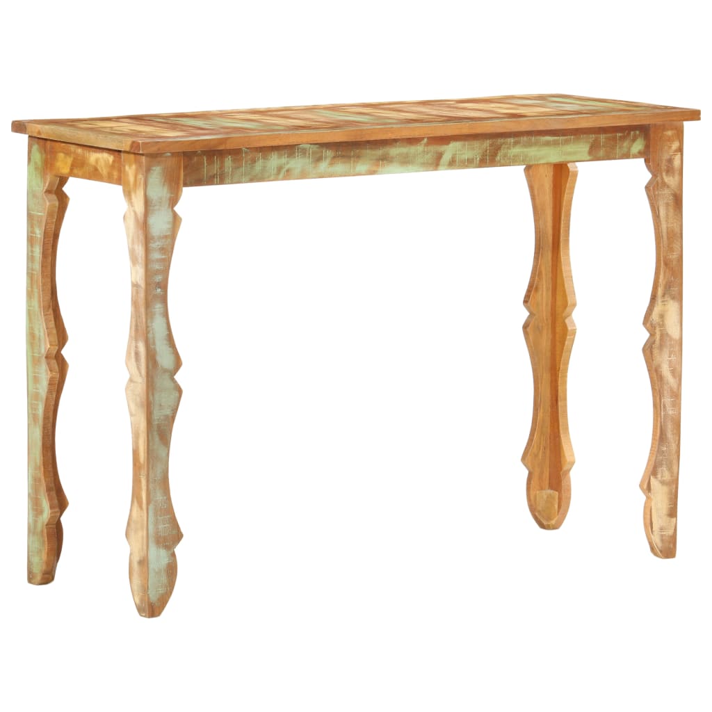 vidaXL Konzolni stol 110 x 40 x 76 cm od masivnog obnovljenog drva