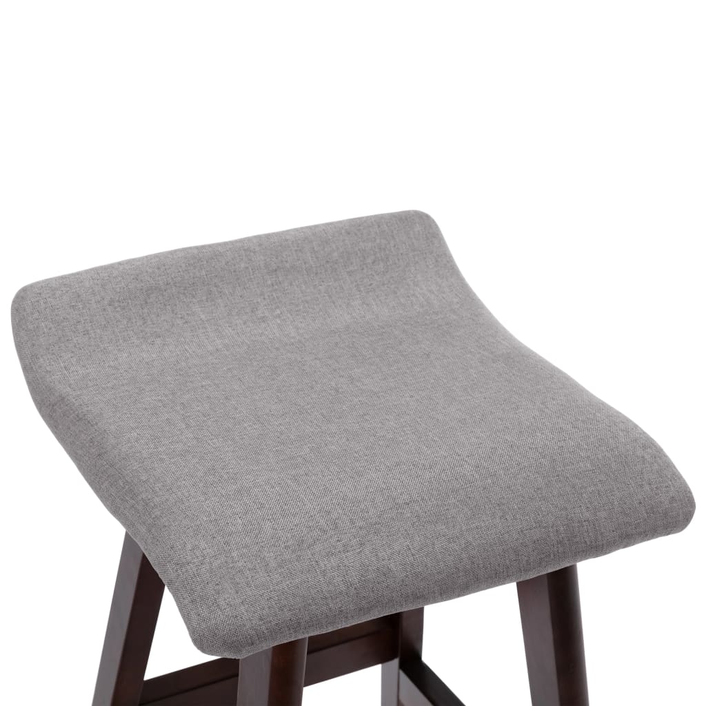 vidaXL Barska stolica od tkanine svjetlosiva