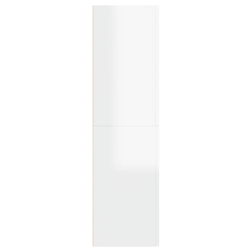 vidaXL TV ormarić sjajni bijeli 30,5 x 30 x 110 cm konstruirano drvo