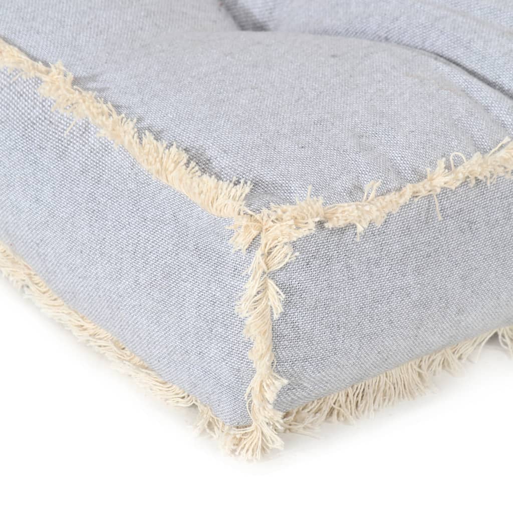 vidaXL 2-dijelni set jastuka za sofu od paleta sivi
