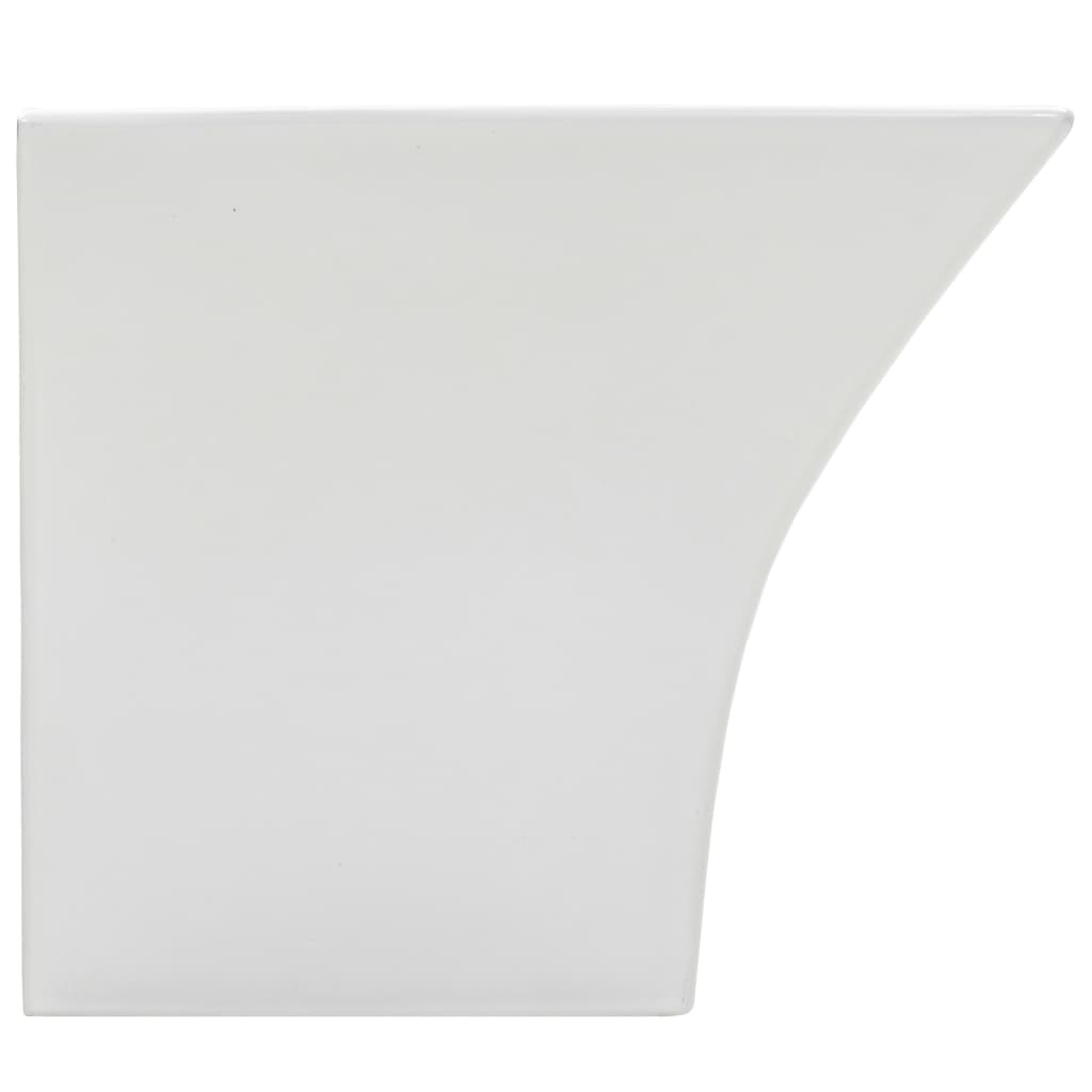 vidaXL Zidni umivaonik keramički bijeli 500 x 450 x 410 mm