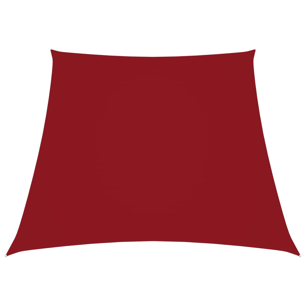 vidaXL Jedro protiv sunca od tkanine Oxford trapezno 2/4 x 3 m crveno