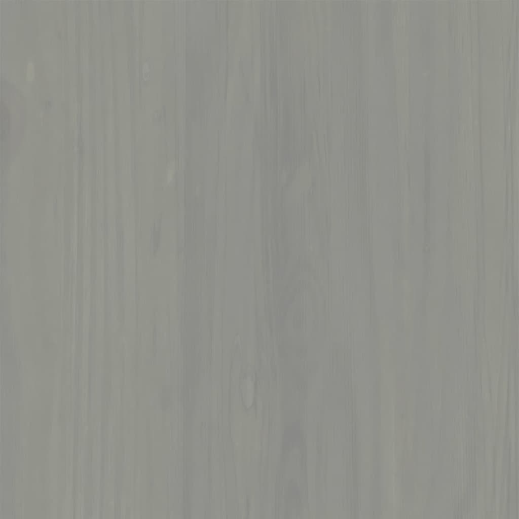 vidaXL Ormar VIGO sivi 90 x 55 x 176 cm od masivne borovine