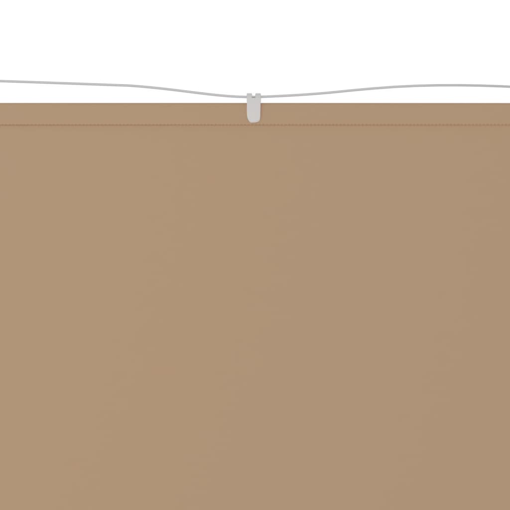 vidaXL Okomita tenda smeđe-siva 140 x 420 cm od tkanine Oxford