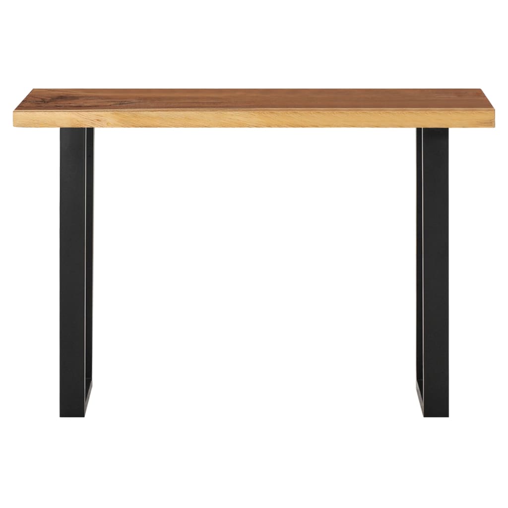 vidaXL Konzolni stol od masivnog kišnog drva 110 x 35 x 75 cm