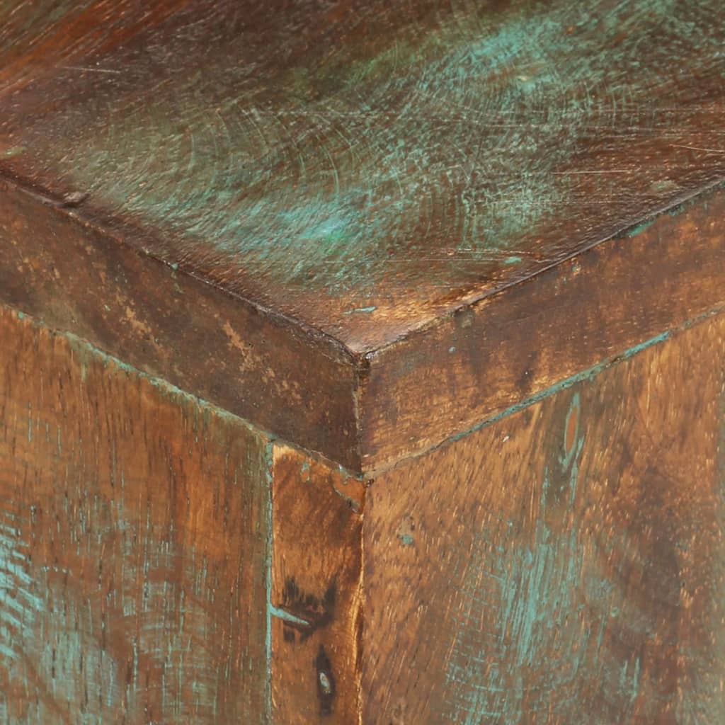 vidaXL Stolić za kavu 68 x 68 x 41 cm od masivnog obnovljenog drva