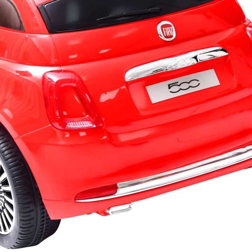 vidaXL Dječji električni automobil Fiat 500 crveni