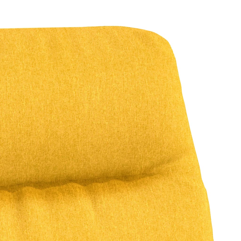 vidaXL Stolica za opuštanje od tkanine boja senfa