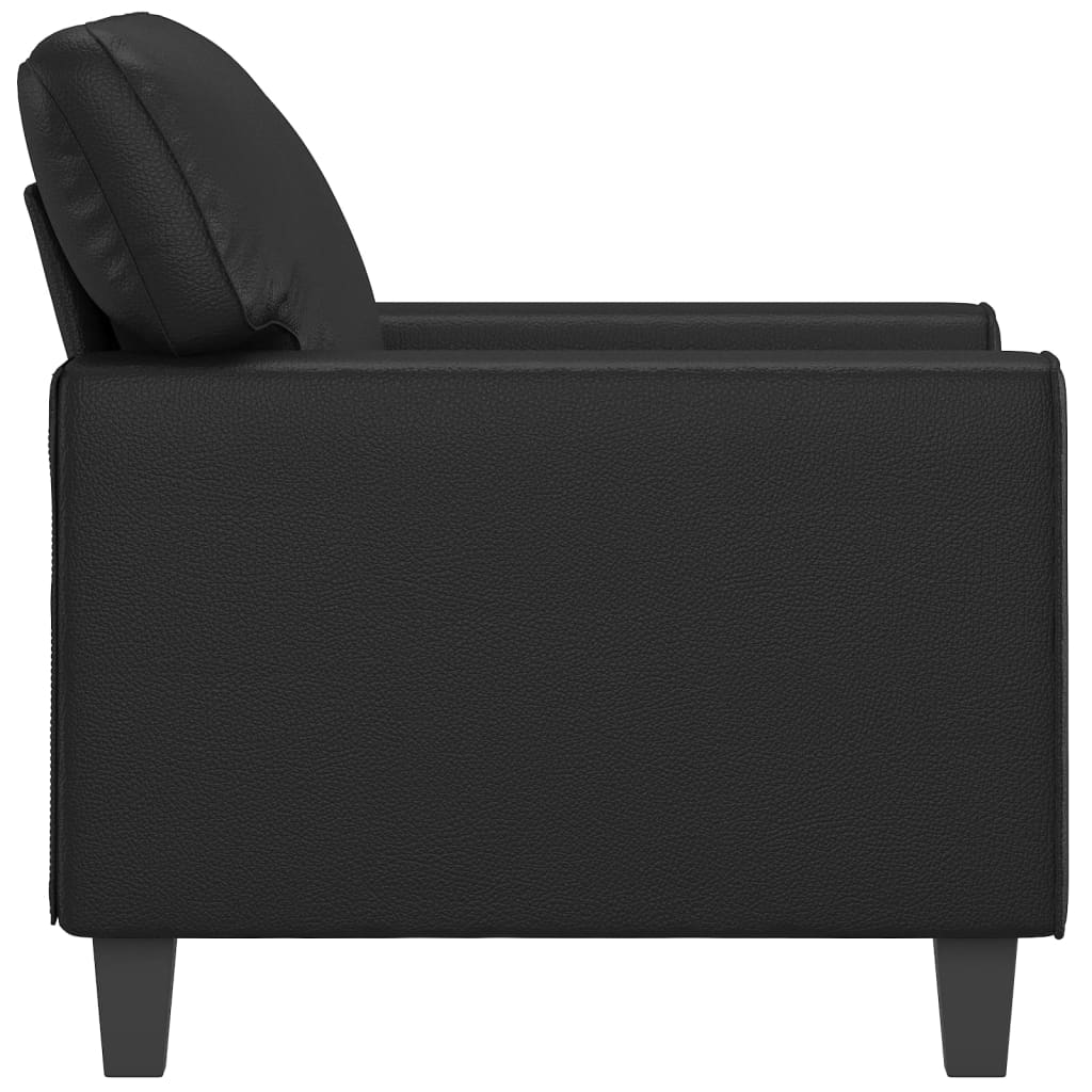 vidaXL Fotelja crna 60 cm od umjetne kože