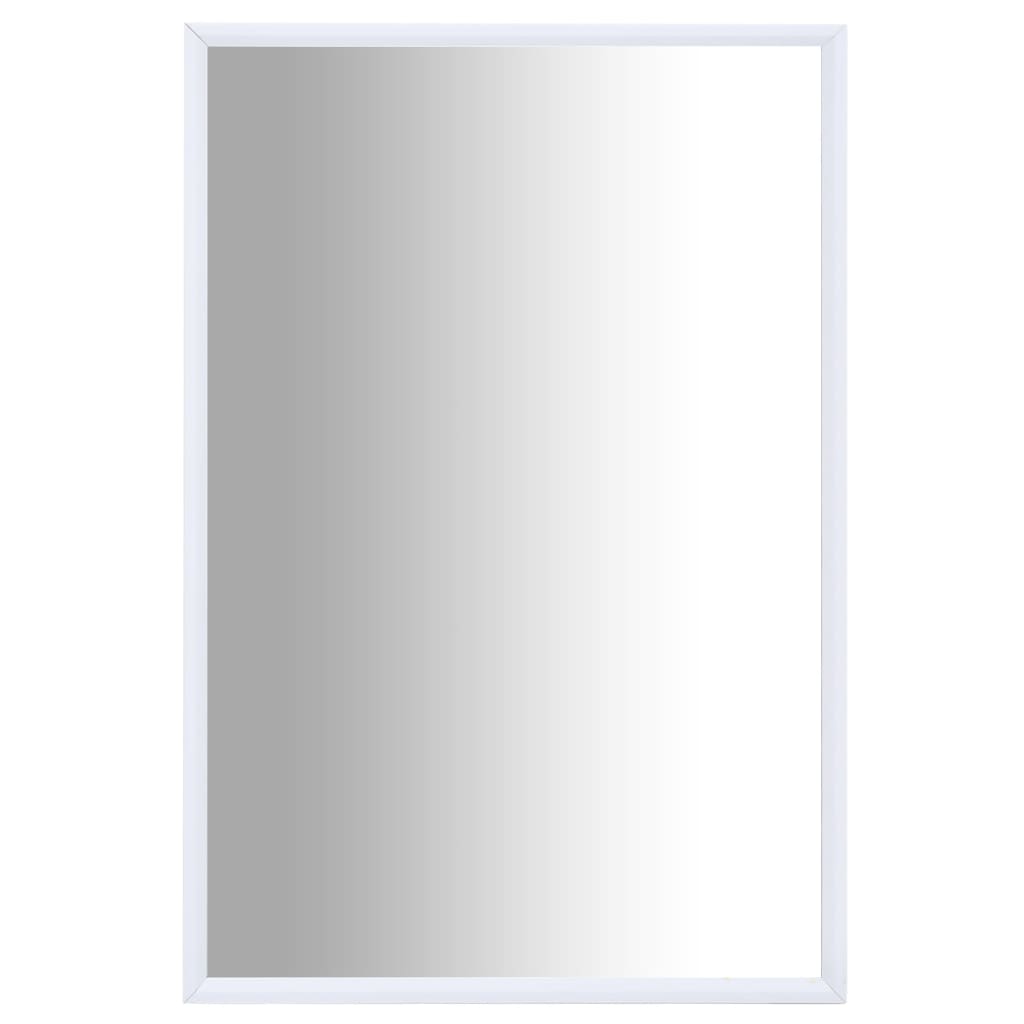 vidaXL Ogledalo bijelo 60 x 40 cm