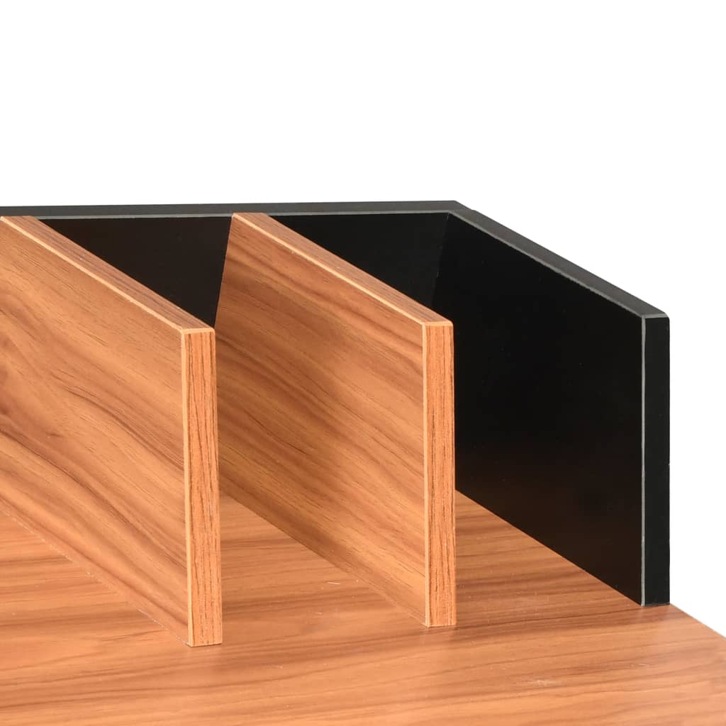 vidaXL Radni stol crno-smeđi 80 x 50 x 84 cm