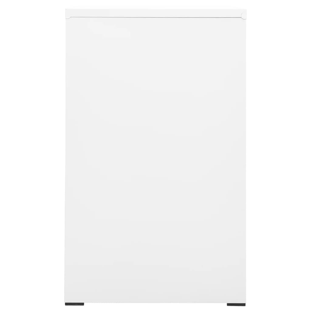 vidaXL Ormarić za spise bijeli 46 x 62 x 102,5 cm čelični