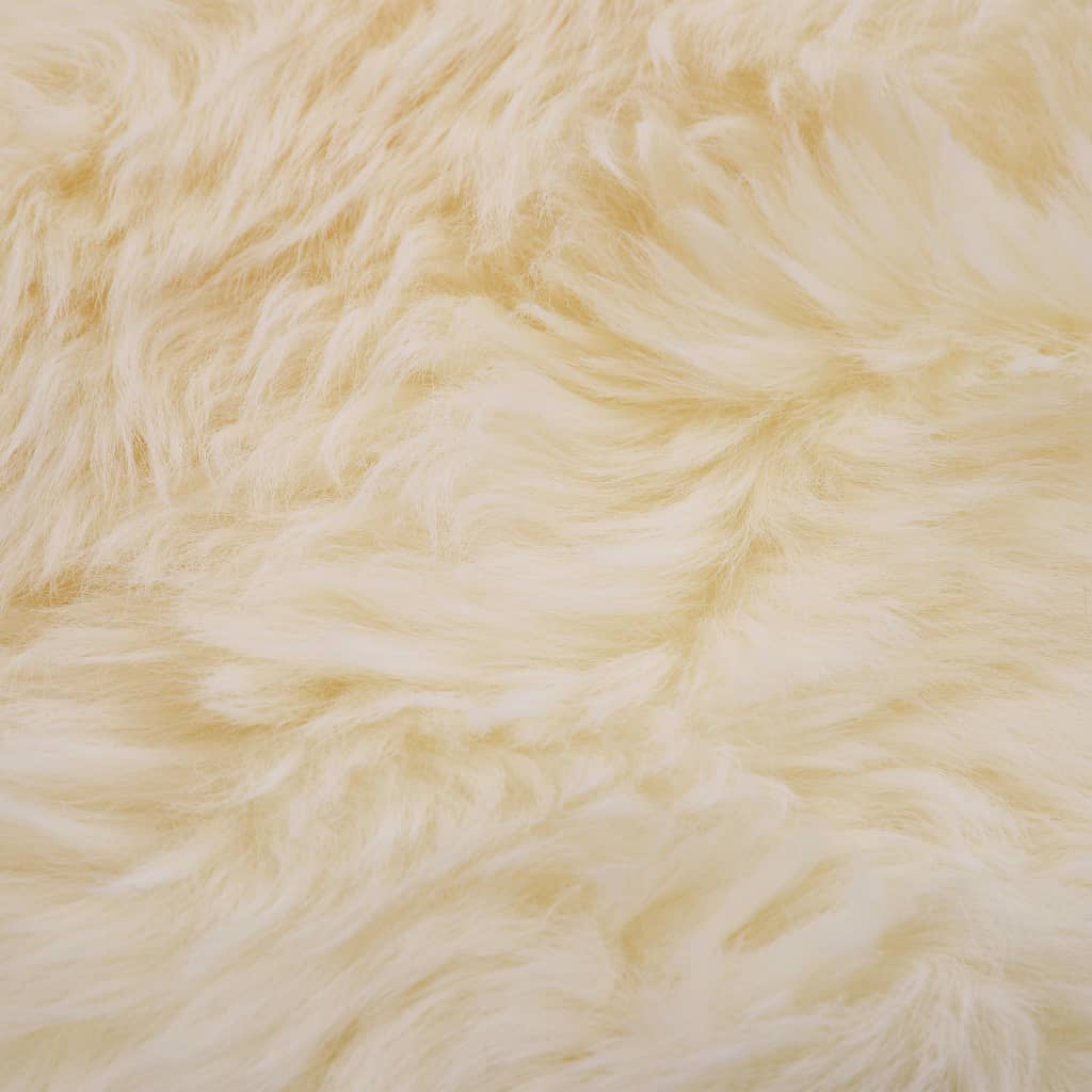 vidaXL Tepih od ovčje kože 60 x 90 cm bijeli