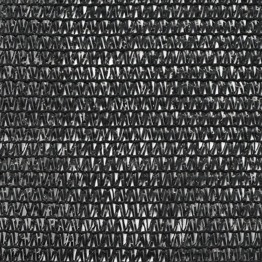 vidaXL Teniski zaslon HDPE 1,2 x 100 m crni