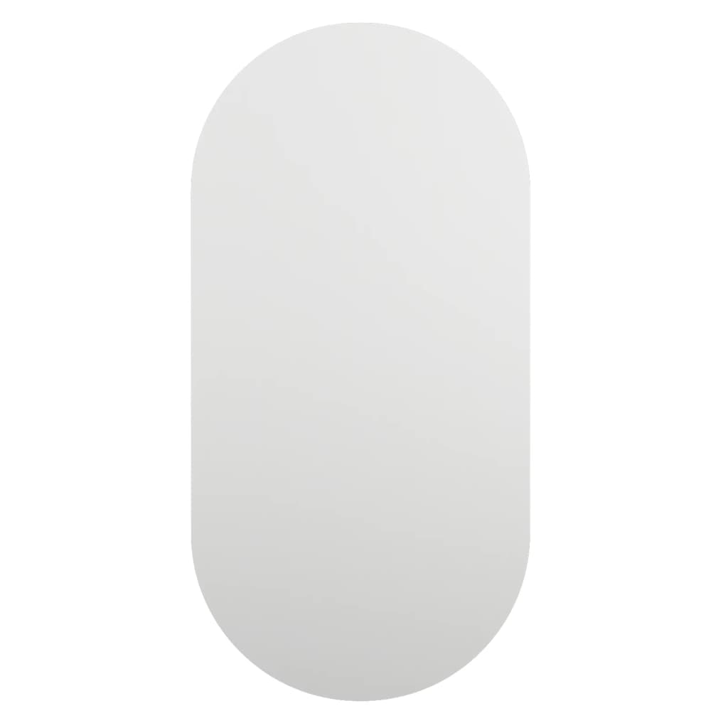 vidaXL Ogledalo s LED svjetlima 60 x 30 cm stakleno ovalno