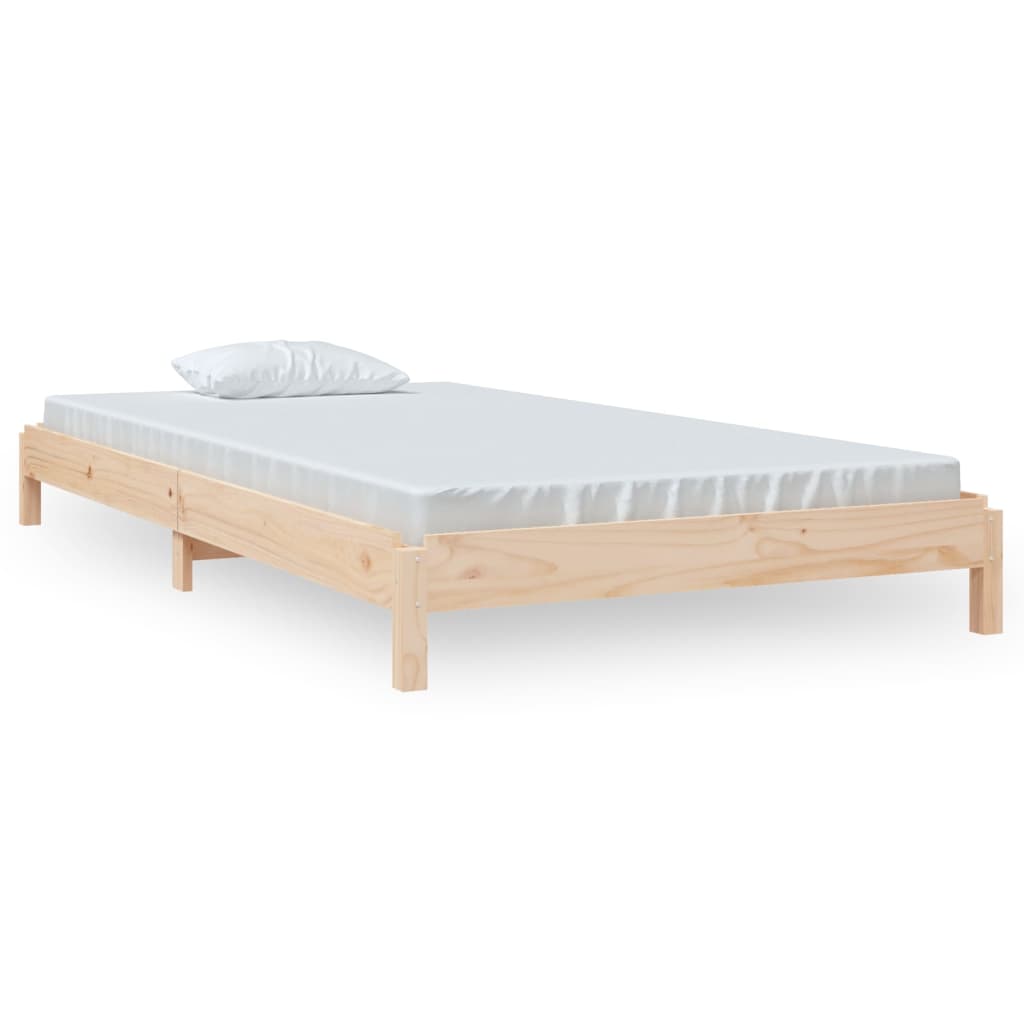 vidaXL Složivi krevet 90 x 200 cm od masivne borovine