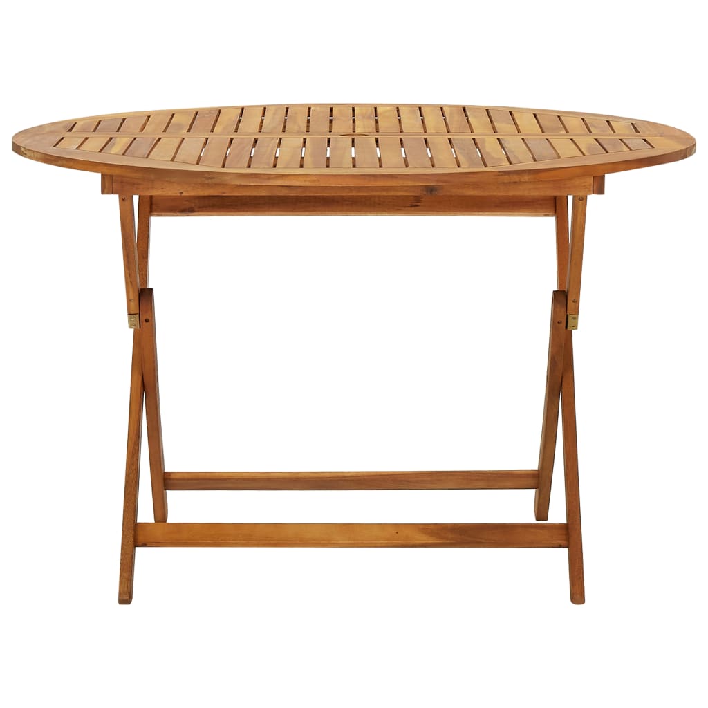 vidaXL Sklopivi vrtni stol 120 cm od masivnog bagremovog drva